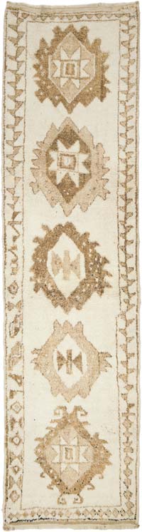 Vintage Tribal Runner Rug - 2' 11" x 11' 4" (35" x 136")
