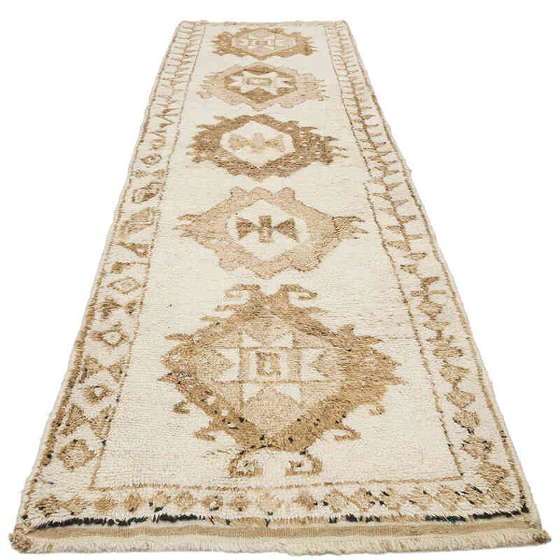 Vintage Tribal Runner Rug - 2' 11" x 11' 4" (35" x 136") - K0069776