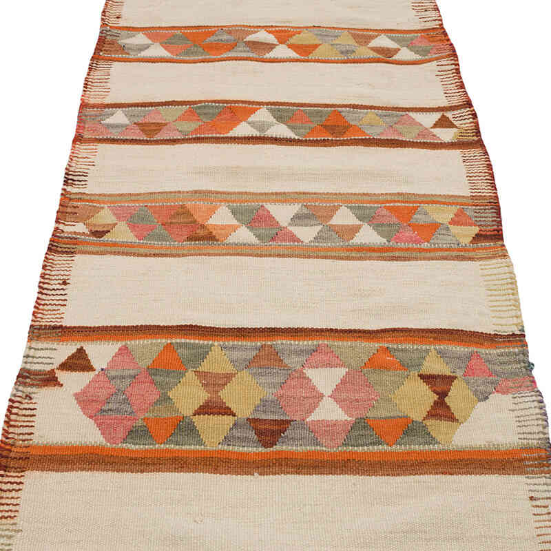 Kilim Vintage Herki de Pasillo - 86 cm x 306 cm - K0069780