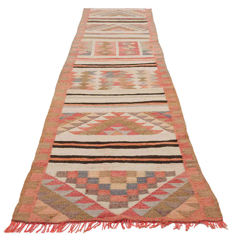 Vintage Anadolu Kilim Yolluk - 85 cm x 316 cm - K0069781
