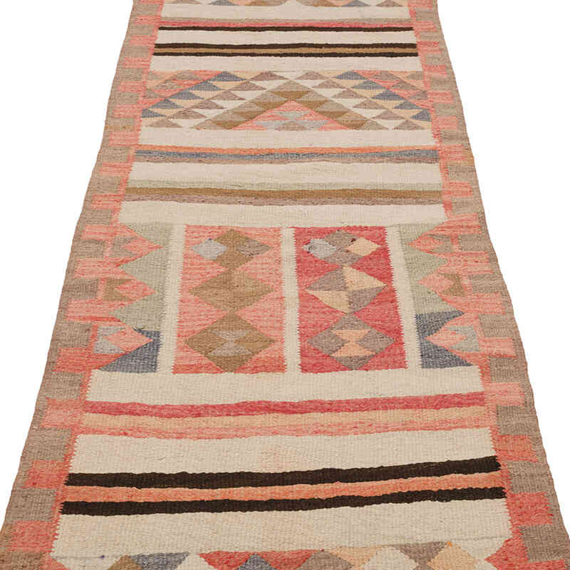 Vintage Anadolu Kilim Yolluk - 85 cm x 316 cm - K0069781