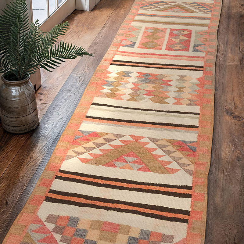 Vintage Anadolu Kilim Yolluk - 85 cm x 316 cm - K0069781