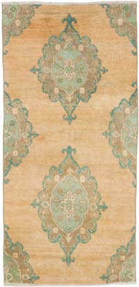 Alfombra Vintage Turca Anudada a Mano - 85 cm x 176 cm