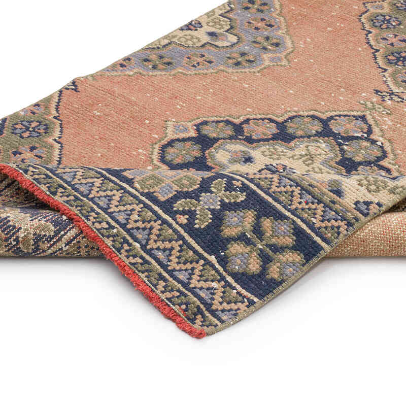 Vintage Turkish Hand-Knotted Runner - 2' 11" x 11' 6" (35" x 138") - K0069808