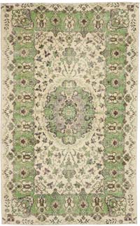 El Dokuma Vintage Halı - 198 cm x 315 cm