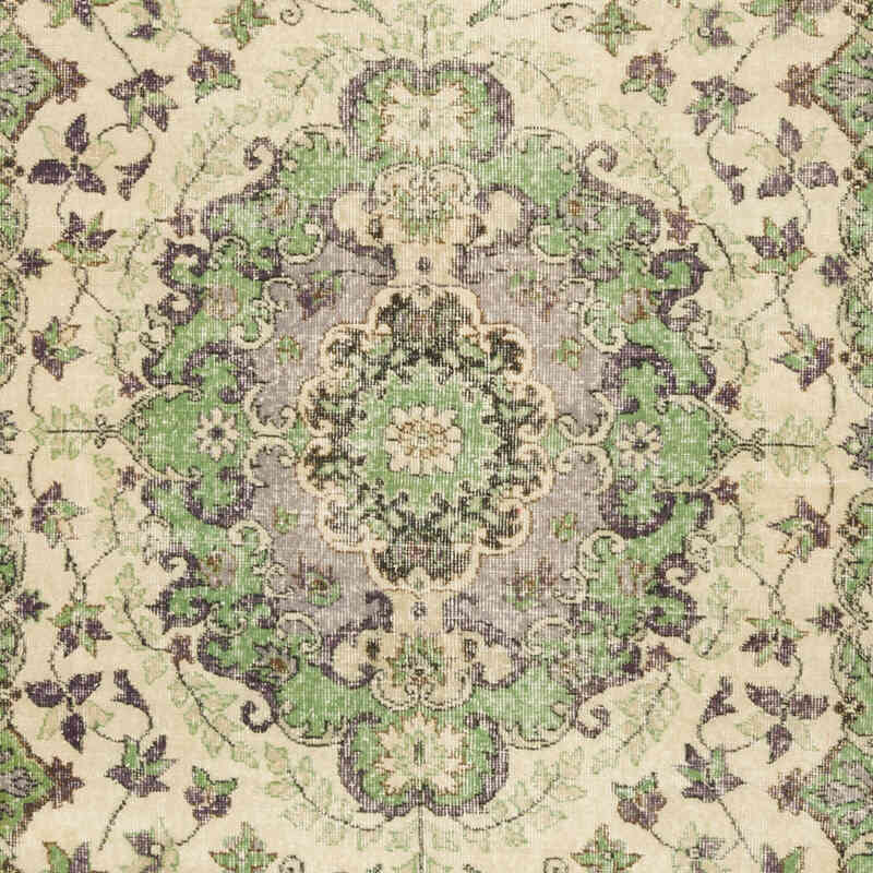 Vintage Turkish Hand-Knotted Rug - 6' 6" x 10' 4" (78" x 124") - K0069810