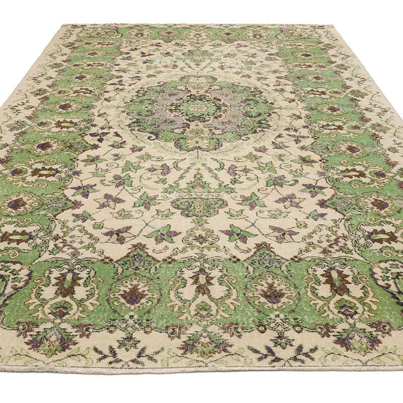 Vintage Turkish Hand-Knotted Rug - 6' 6" x 10' 4" (78" x 124") - K0069810