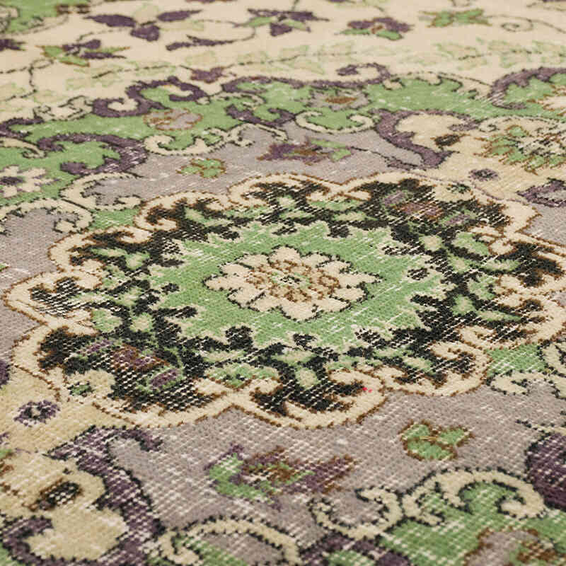 Vintage Turkish Hand-Knotted Rug - 6' 6" x 10' 4" (78" x 124") - K0069810