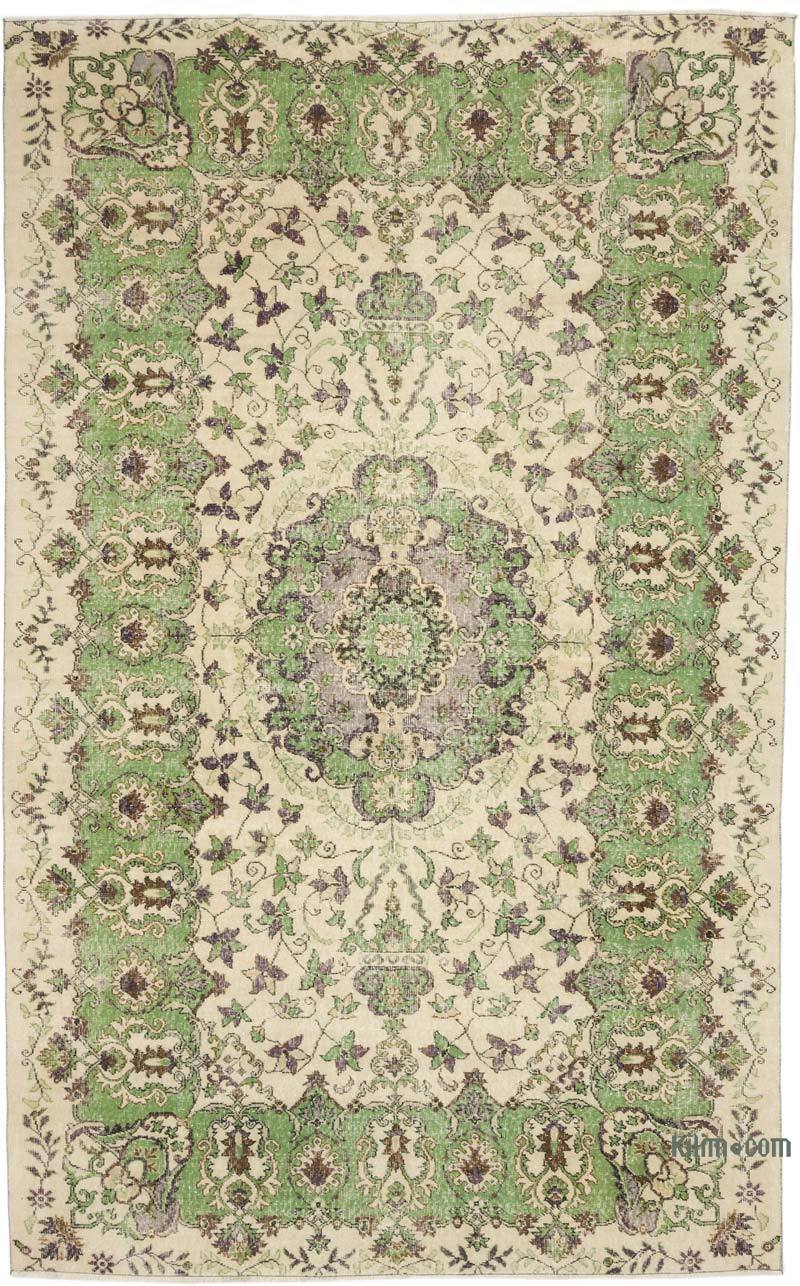 Vintage Turkish Hand-Knotted Rug - 6' 6" x 10' 4" (78" x 124") - K0069810