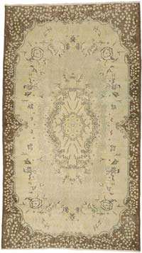 El Dokuma Vintage Halı - 122 cm x 215 cm