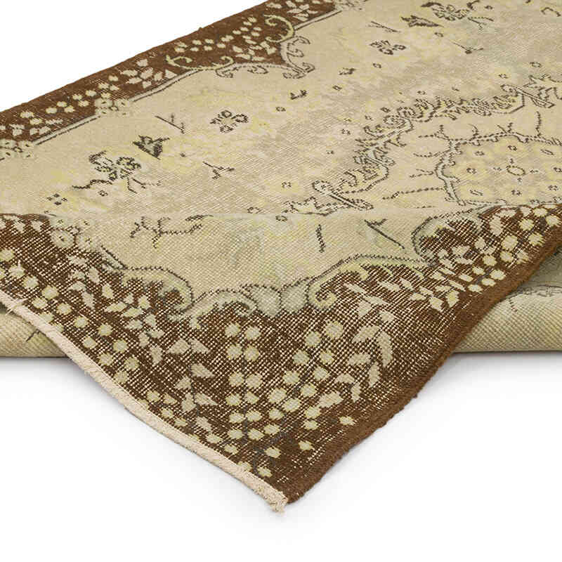 Alfombra Vintage Turca Anudada a Mano - 122 cm x 215 cm - K0069815