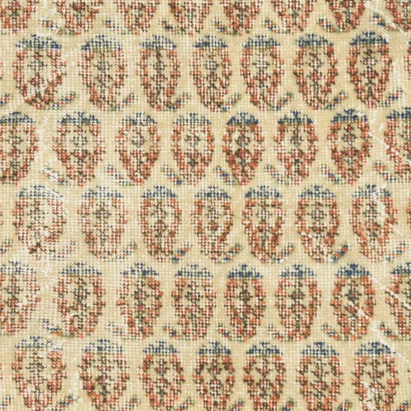 Alfombra Vintage Turca Anudada a Mano - 114 cm x 207 cm - K0069817