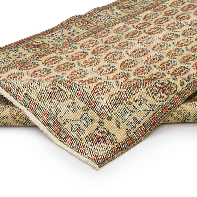 Alfombra Vintage Turca Anudada a Mano - 114 cm x 207 cm - K0069817