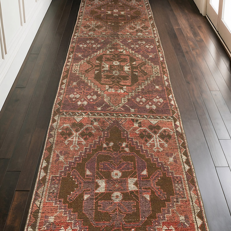 Alfombra Turca Vintage De Pasillo - 106 cm x 314 cm - K0069819