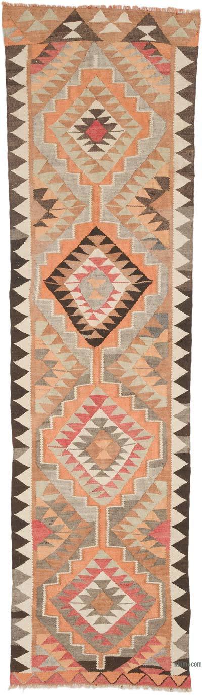Alfombra Kilim Tribal Vintage - 95 cm x 327 cm
