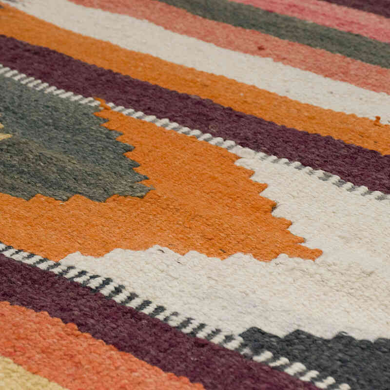 Vintage Herki Kilim Runner - 2' 11" x 9' 7" (35" x 115") - K0069834