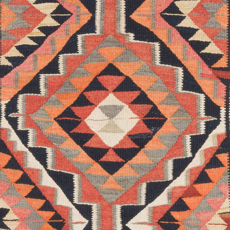 Vintage Tribal Kilim Runner - 3' 1" x 10' 4" (37" x 124") - K0069837