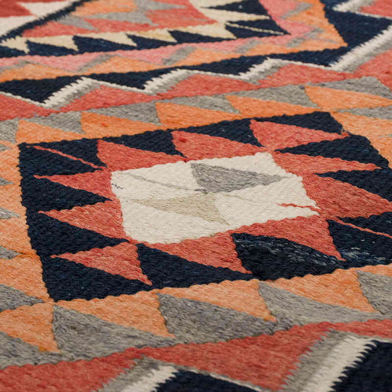 Vintage Tribal Kilim Runner - 3' 1" x 10' 4" (37" x 124") - K0069837
