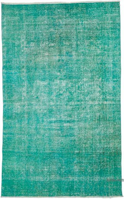 Alfombra Turca Vintage Sobre-teñida - 150 cm x 238 cm