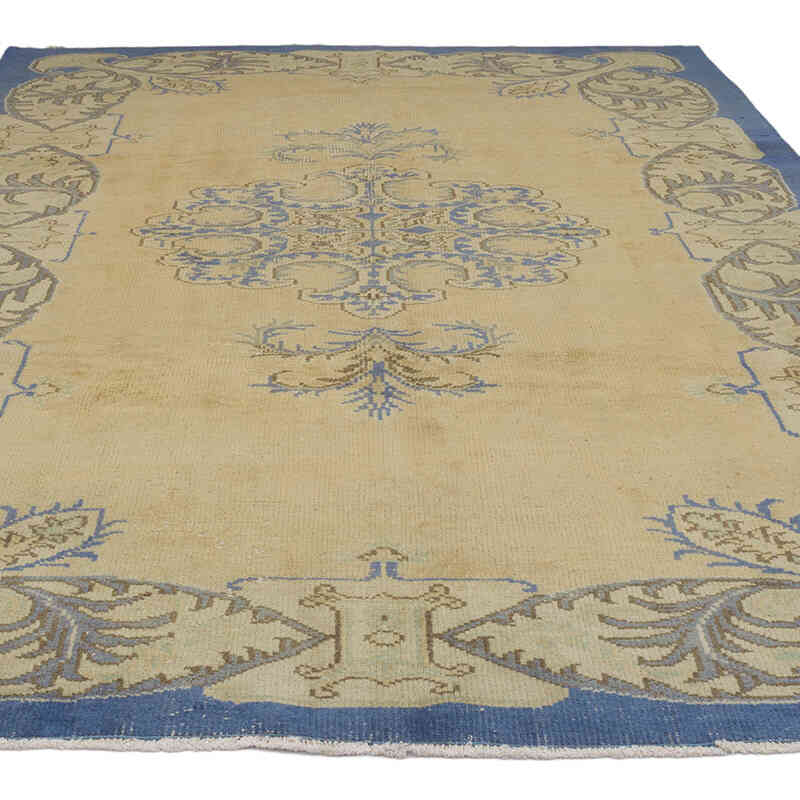 Vintage Turkish Hand-Knotted Rug - 6' 9" x 9' 6" (81" x 114") - K0069848