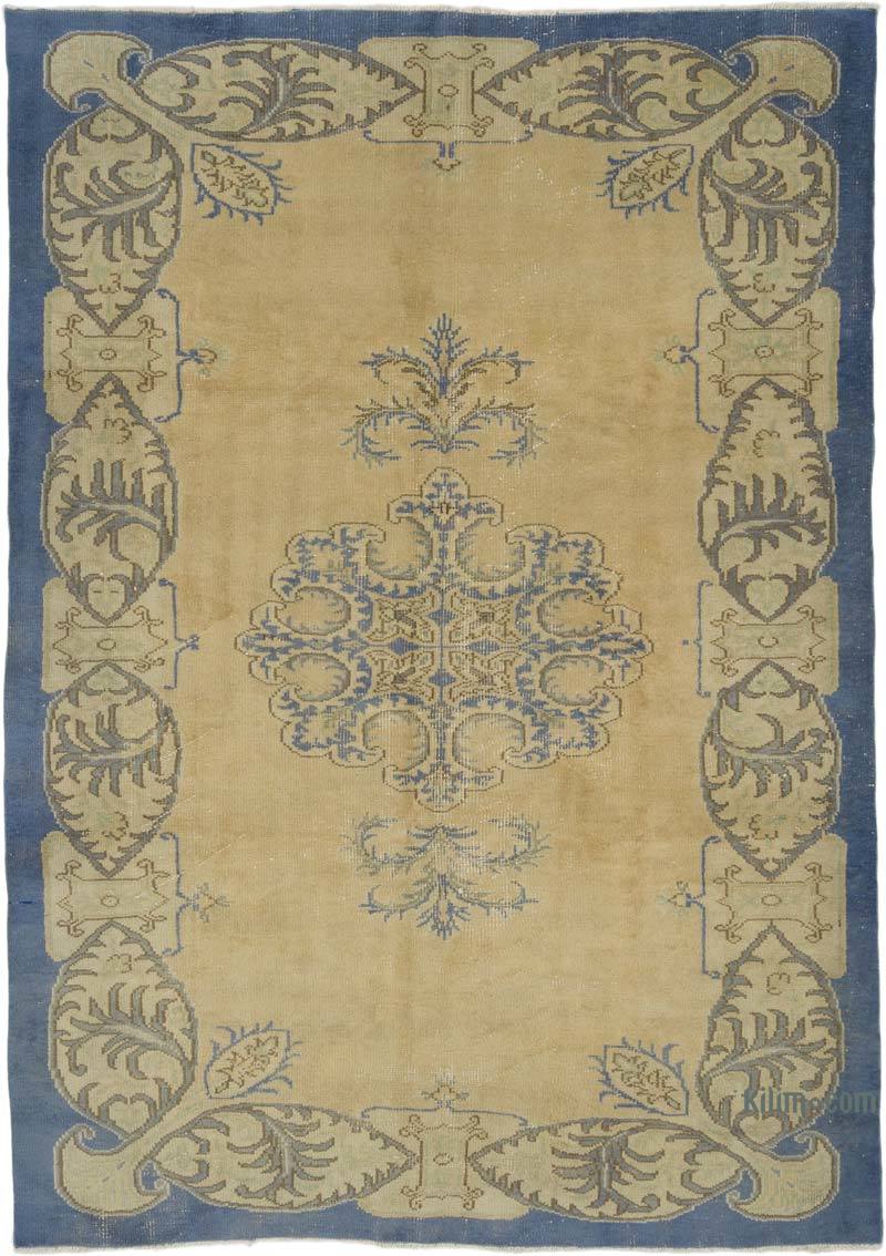 Vintage Turkish Hand-Knotted Rug - 6' 9" x 9' 6" (81" x 114") - K0069848