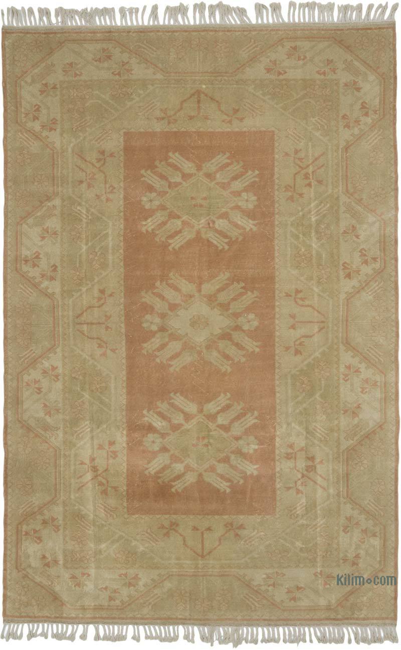 Vintage Turkish Hand-Knotted Rug - 6' 4" x 9' 7" (76" x 115") - K0069849