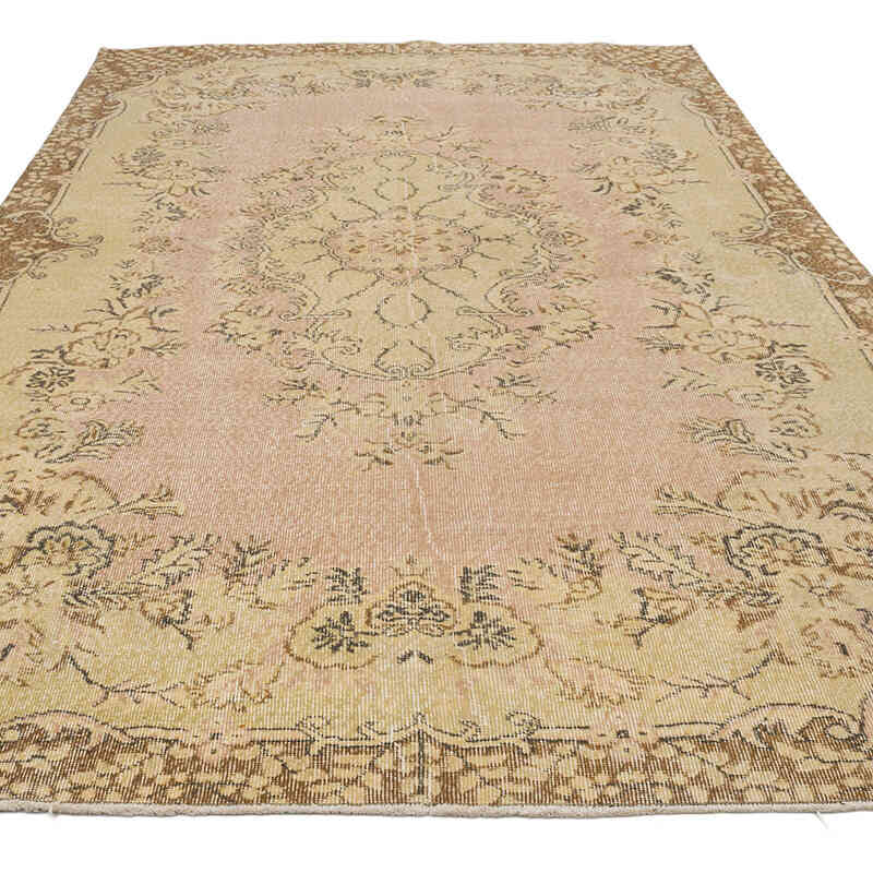 Vintage Turkish Hand-Knotted Rug - 6' 3" x 10' 1" (75" x 121") - K0069850
