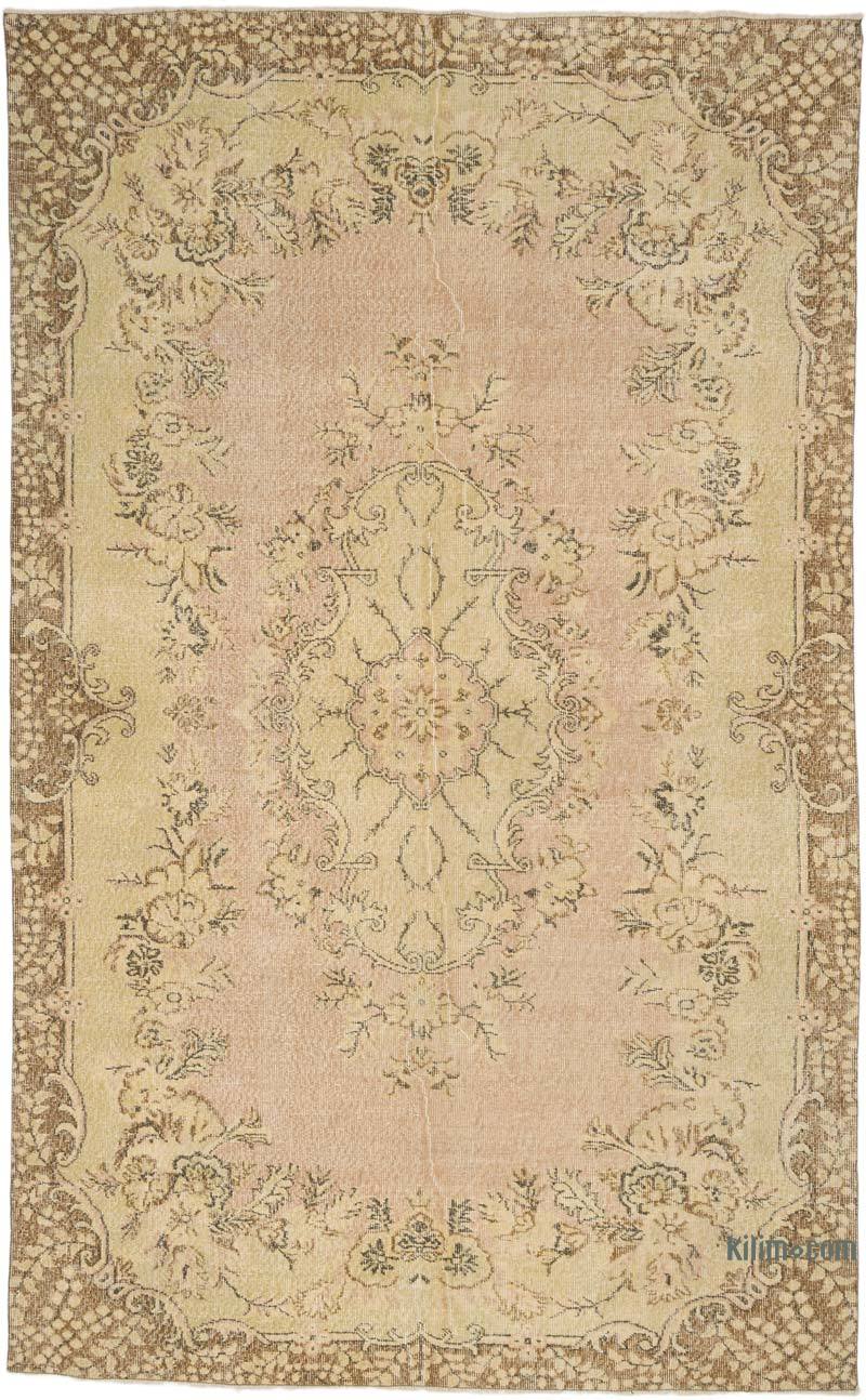 Vintage Turkish Hand-Knotted Rug - 6' 3" x 10' 1" (75" x 121") - K0069850