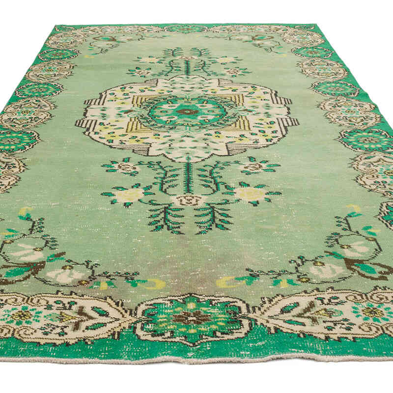 Vintage Turkish Hand-Knotted Rug - 5' 11" x 9' 6" (71" x 114") - K0069851