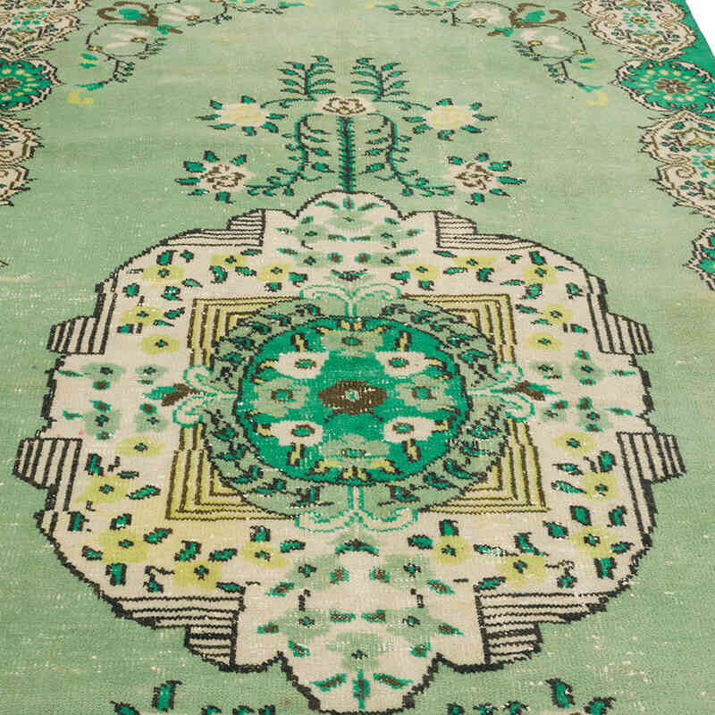Vintage Turkish Hand-Knotted Rug - 5' 11" x 9' 6" (71" x 114") - K0069851
