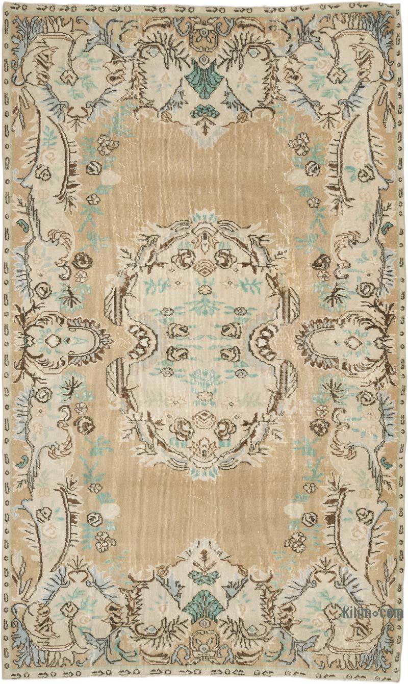 Vintage Turkish Hand-Knotted Rug - 5' 8" x 9' 5" (68" x 113") - K0069856