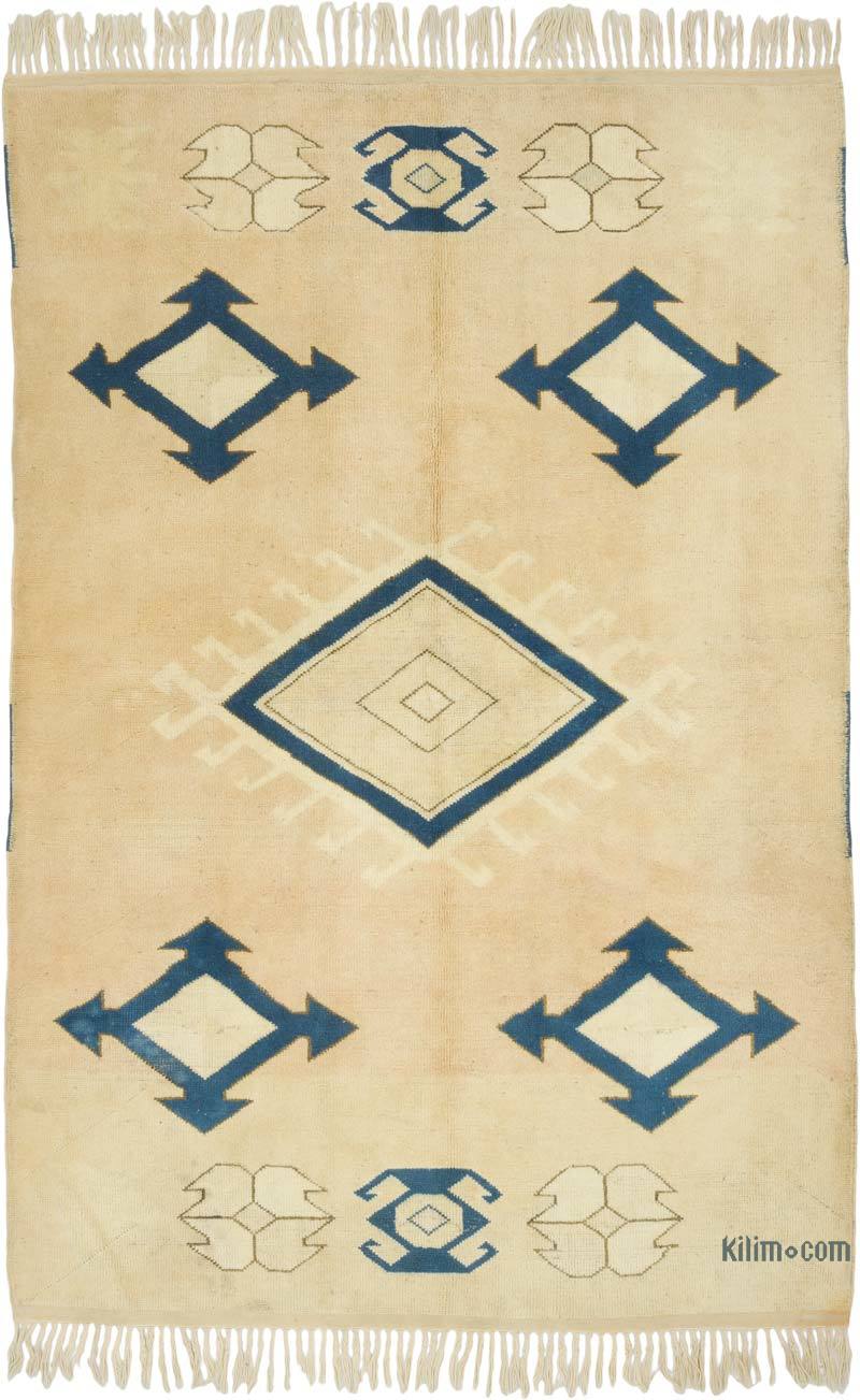 Vintage Turkish Hand-Knotted Rug - 5' 1" x 7' 7" (61" x 91") - K0069861