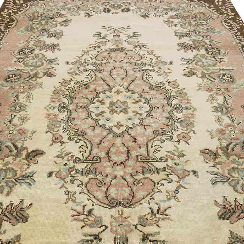 Vintage Turkish Hand-Knotted Rug - 6'  x 9'  (72" x 108") - K0069863