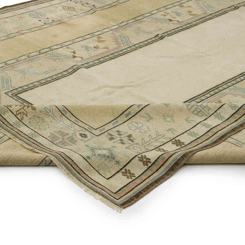 Vintage Turkish Hand-Knotted Rug - 6' 7" x 9' 8" (79" x 116") - K0069866