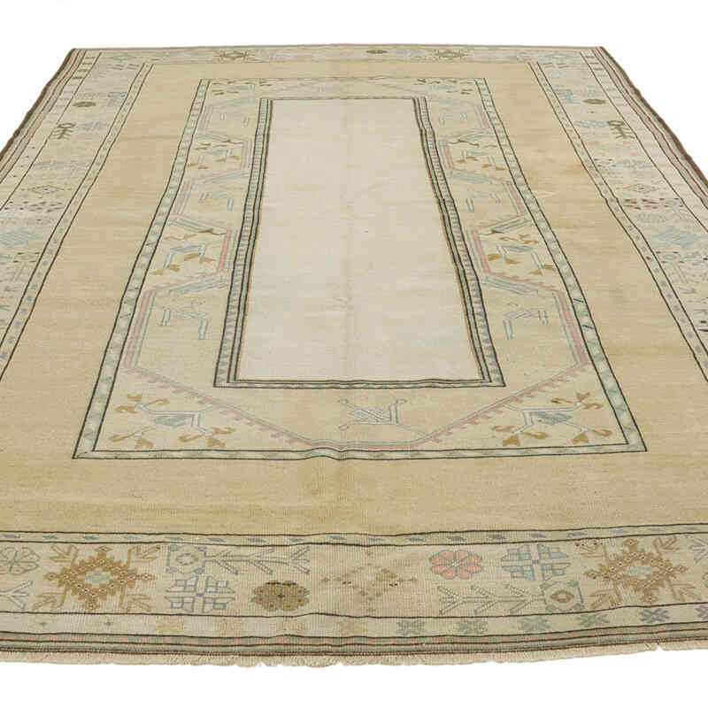 Vintage Turkish Hand-Knotted Rug - 6' 7" x 9' 8" (79" x 116") - K0069866