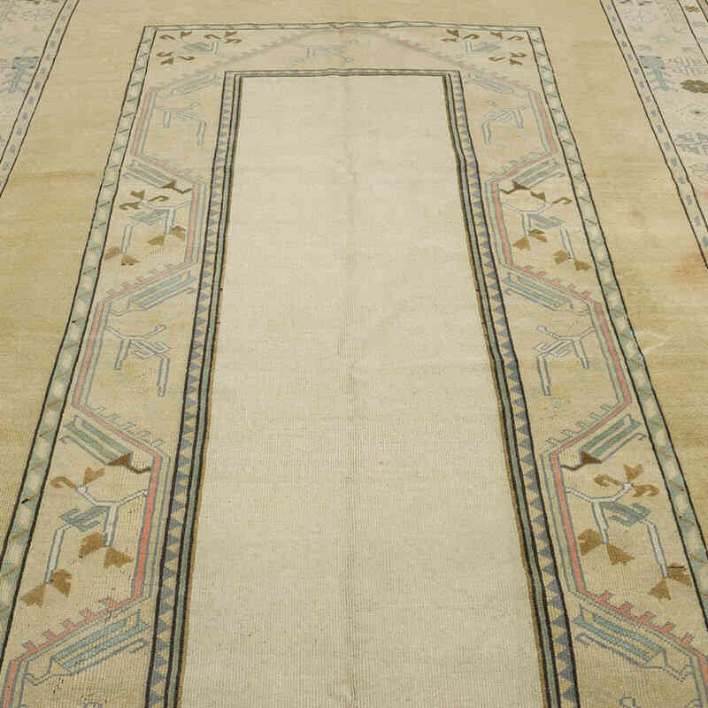 Vintage Turkish Hand-Knotted Rug - 6' 7" x 9' 8" (79" x 116") - K0069866