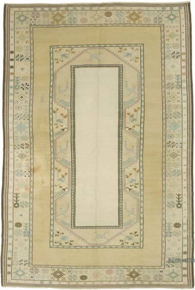 El Dokuma Vintage Halı - 201 cm x 295 cm
