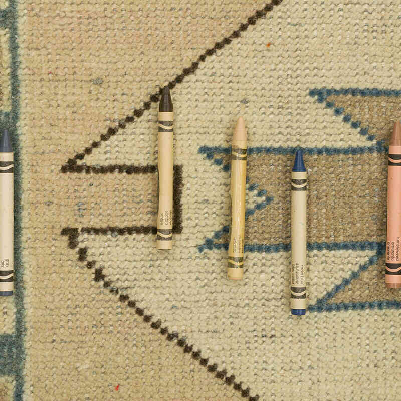 Vintage Turkish Hand-Knotted Rug - 5' 9" x 8'  (69" x 96") - K0069867