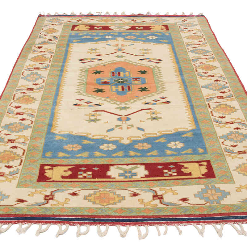 Vintage Turkish Hand-Knotted Rug - 4' 2" x 7' 3" (50" x 87") - K0069870