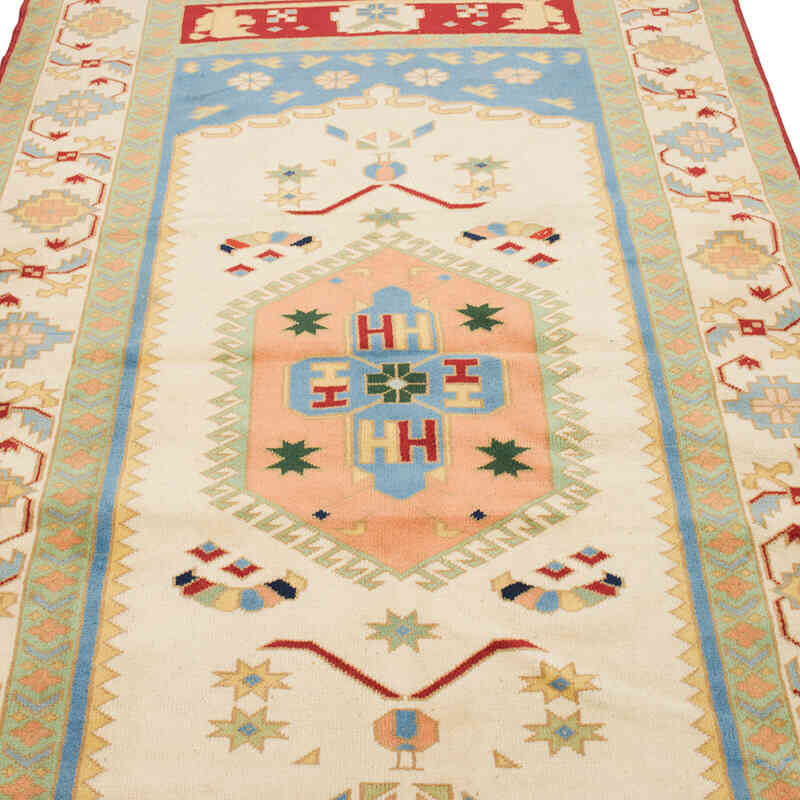 Vintage Turkish Hand-Knotted Rug - 4' 2" x 7' 3" (50" x 87") - K0069870