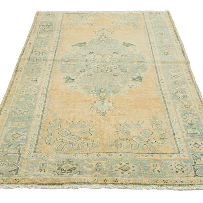 Alfombra Vintage Turca Anudada a Mano - 103 cm x 174 cm - K0069871