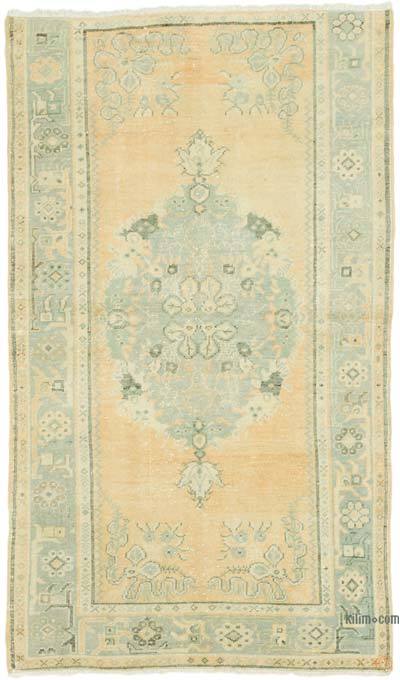 Alfombra Vintage Turca Anudada a Mano - 103 cm x 174 cm
