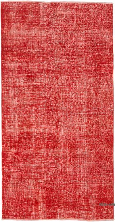 Over-dyed Vintage Hand-Knotted Turkish Rug - 3' 3" x 6' 3" (39" x 75")