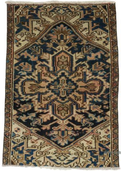 Alfombra Vintage Turca Anudada a Mano - 70 cm x 98 cm