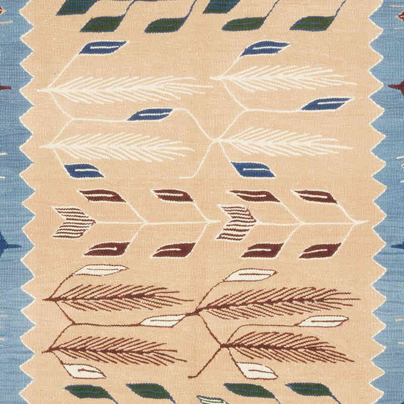New Handwoven Turkish Kilim Rug - 6' 3" x 8' 11" (75" x 107") - K0070233