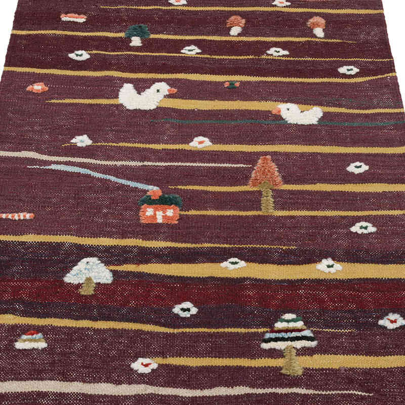 Nueva Alfombra Turca Kilim - 92 cm x 139 cm - K0070235