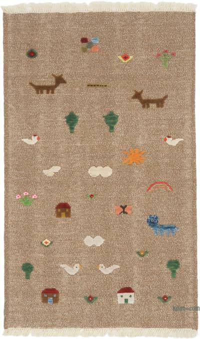 Yeni Kök Boya El Dokuma Kilim - 99 cm x 161 cm