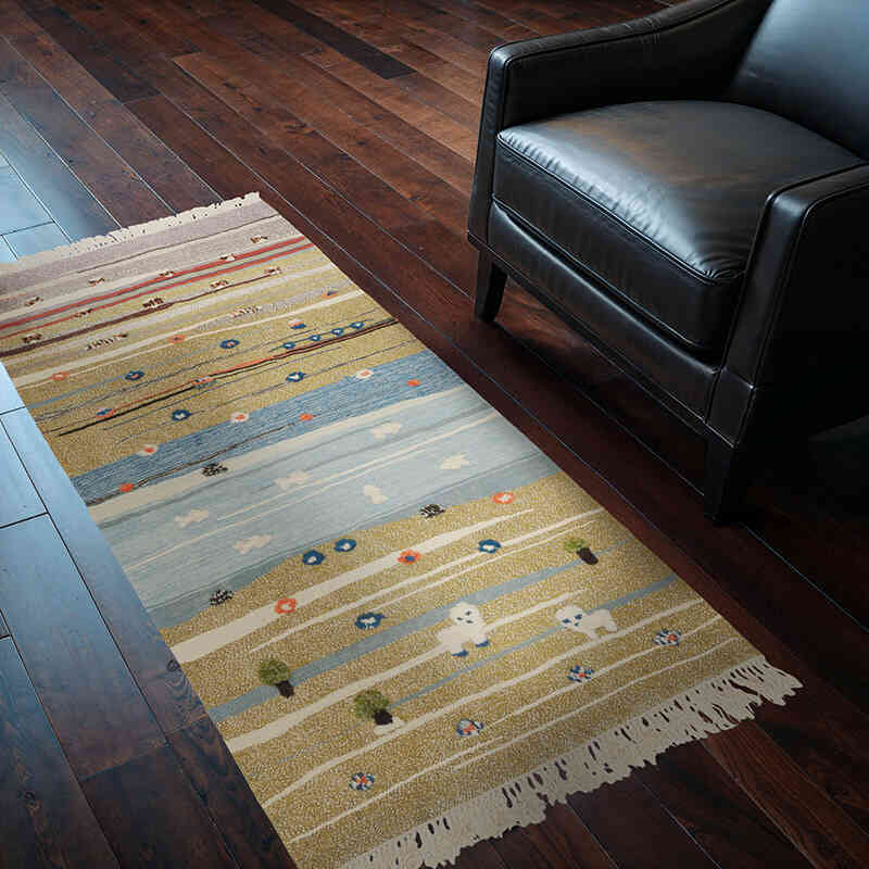 Yeni Kök Boya El Dokuma Kilim - 94 cm x 168 cm - K0070237
