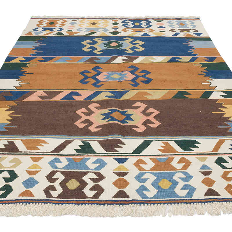 Yeni Kök Boya El Dokuma Kilim - 152 cm x 210 cm - K0070241