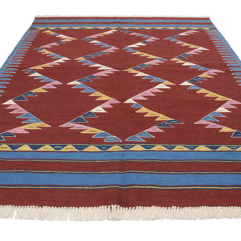 Yeni Kök Boya El Dokuma Kilim - 184 cm x 255 cm - K0070242